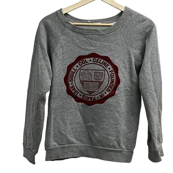 Celine Tops - Celine Sweatshirt Size XS Women's - Gray Long Sleeve